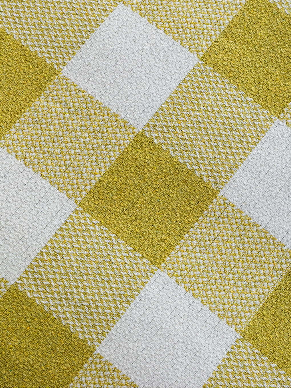 Yeşil Ekose Desenli Çift Kişilik Pike 200x220 cm-2