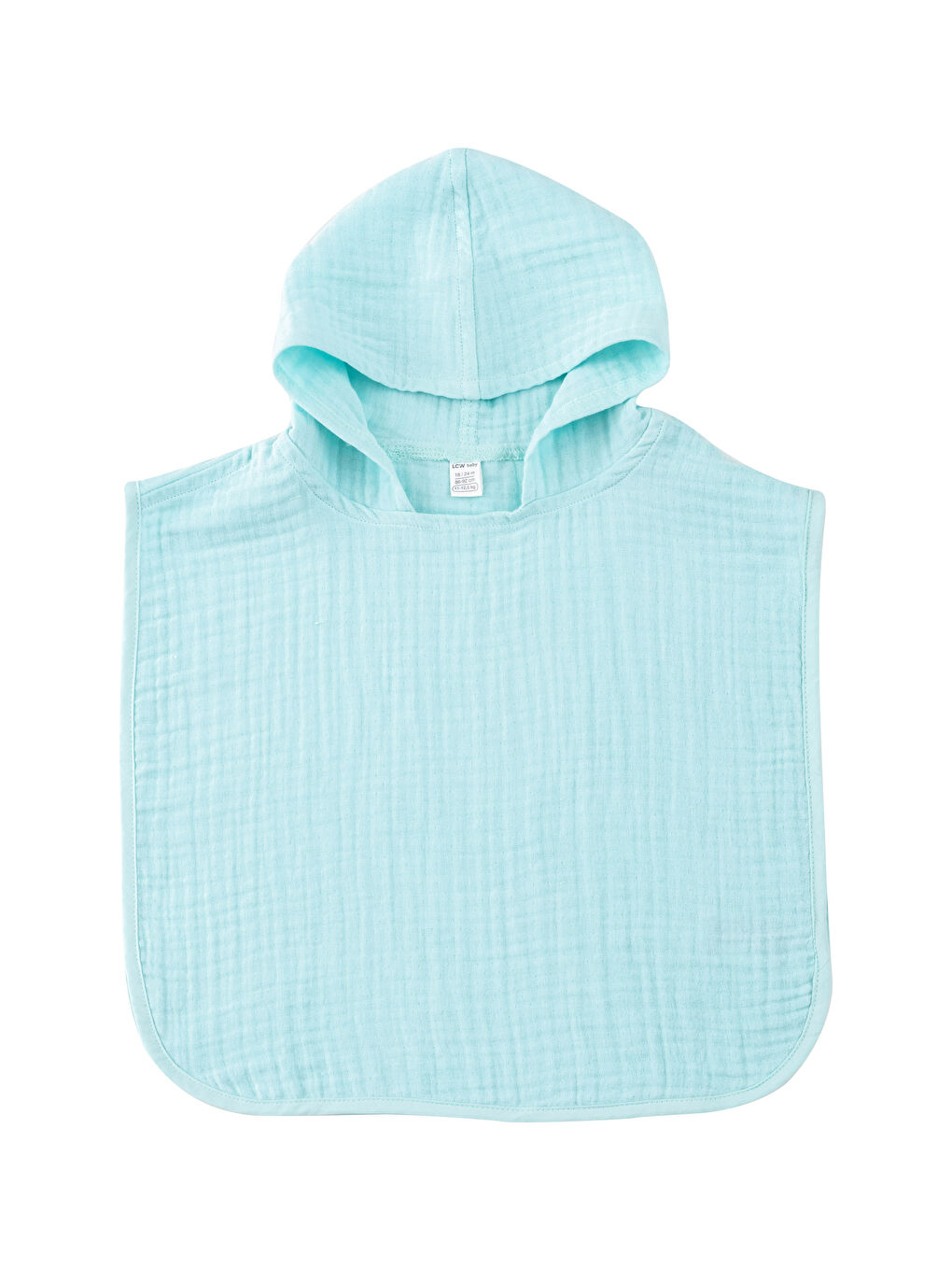 LCW baby Kapüşonlu Basic Erkek Bebek Panço