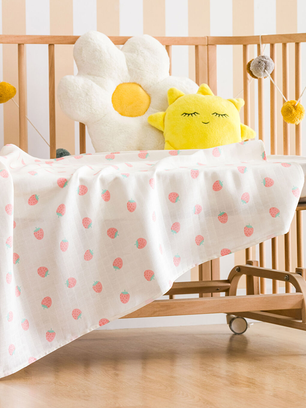 Pătură de Muselină din Bumbac Imprimat pentru Fete