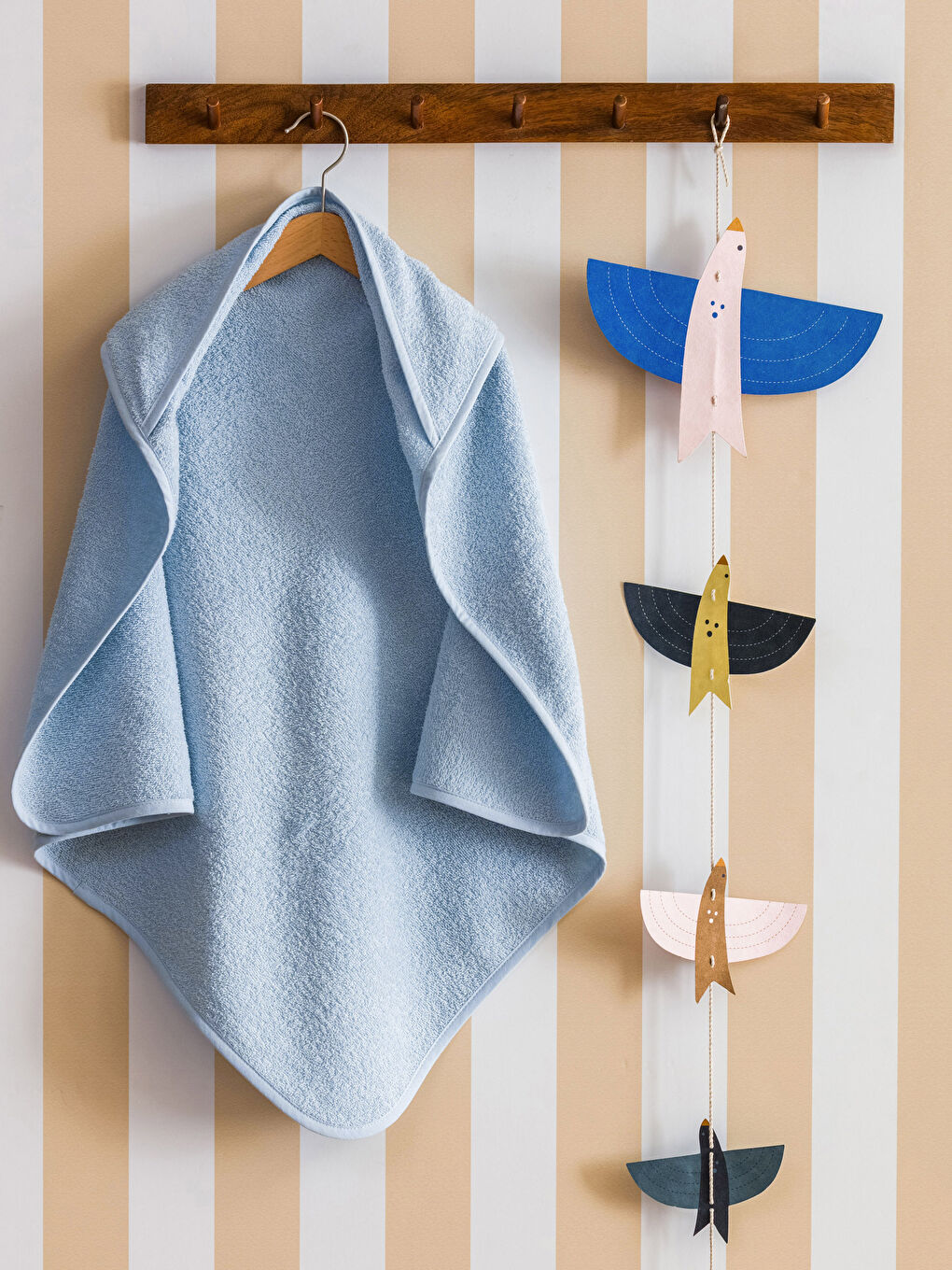 Hooded Baby Boys' Bathrobe