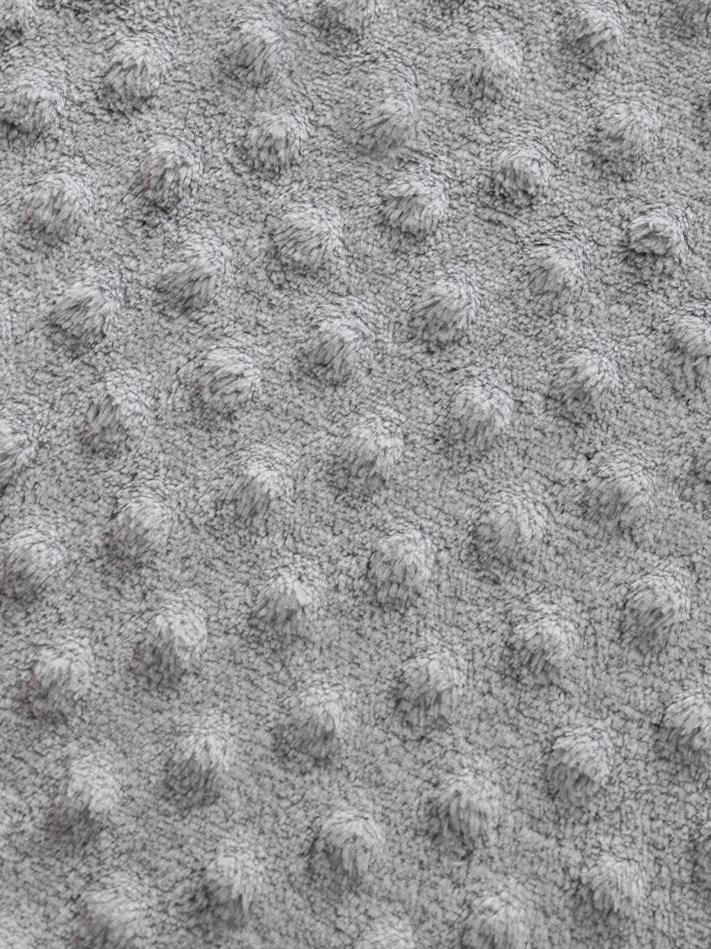 Gri Welsoft Tomurcuk Desenli Tek Kişilik Battaniye 150x220 cm-2