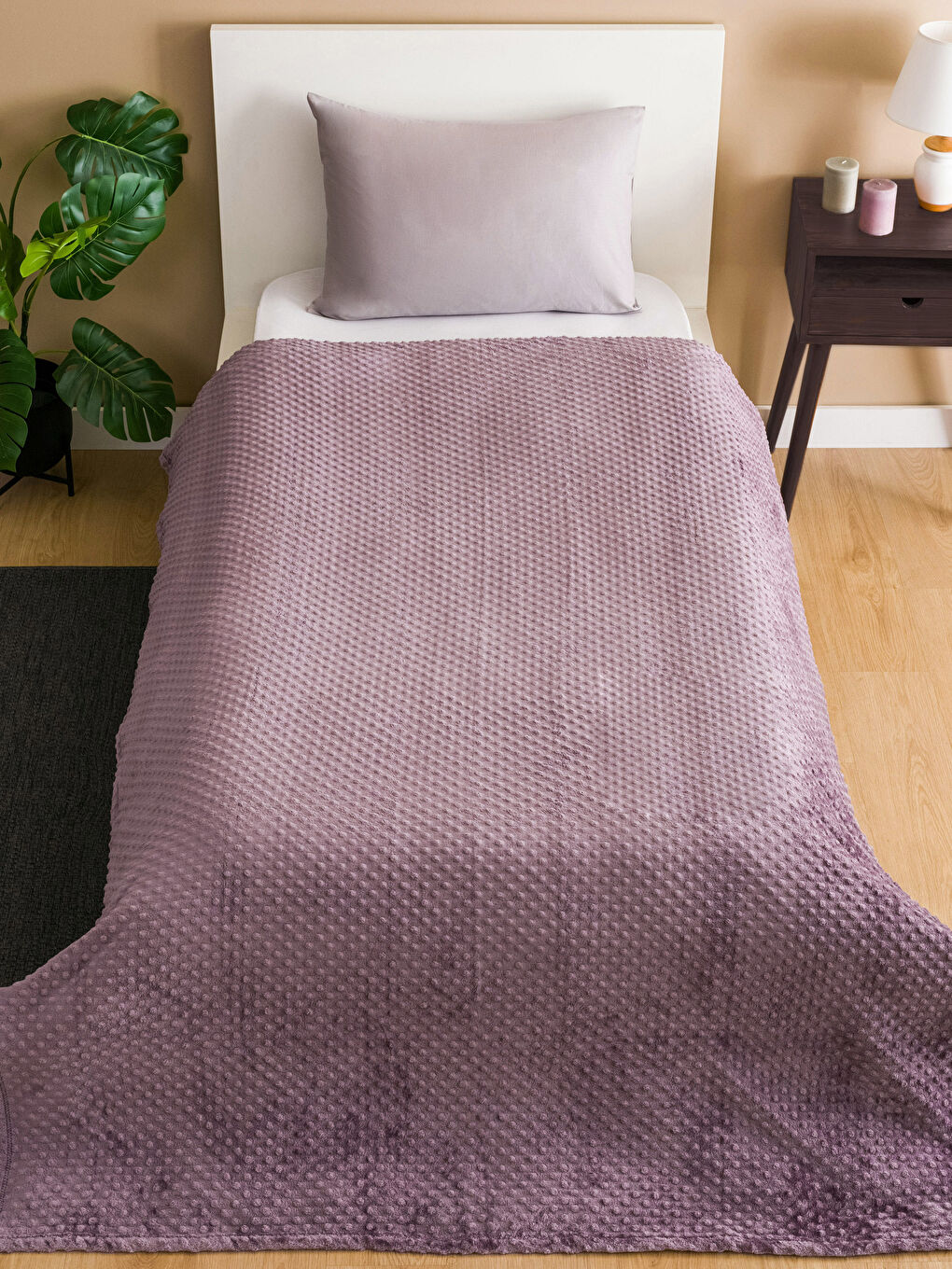 Велсофт Узорчатое Односпальное Одеяло Bud 150x220 См-1