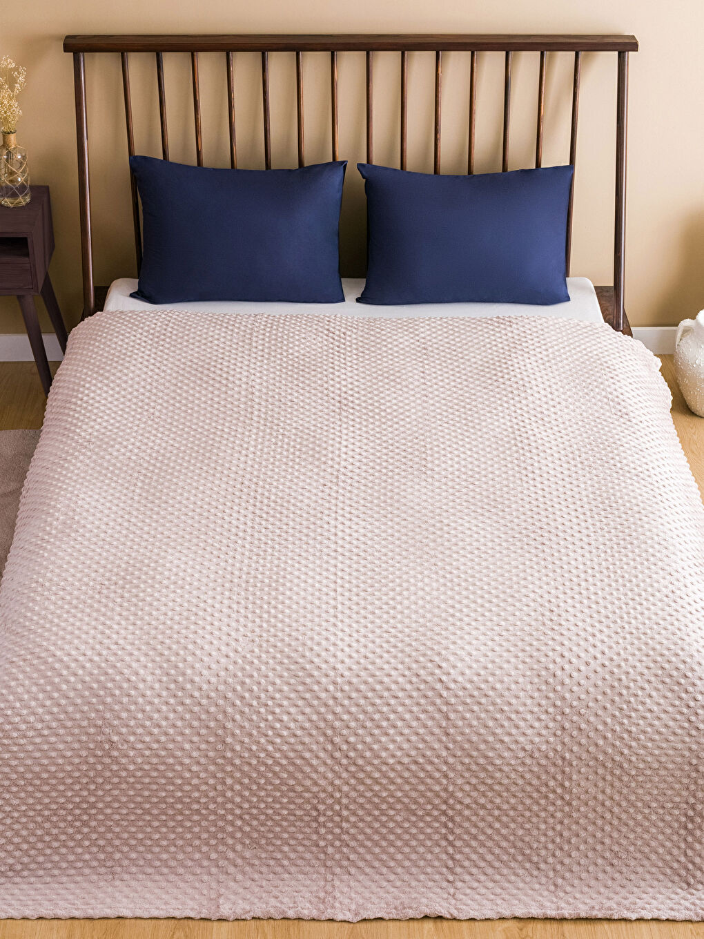 Двуспальное одеяло из велсофта с узором Tomurcuk 200x220 см-1