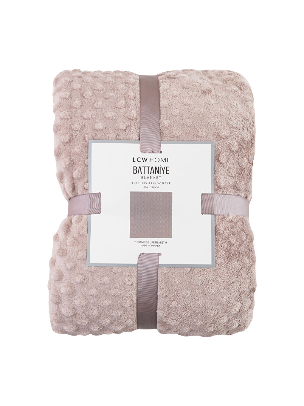 LCW HOME Tomurcuk Desenli Welsoft Çift Kişilik Battaniye 200x220 cm
