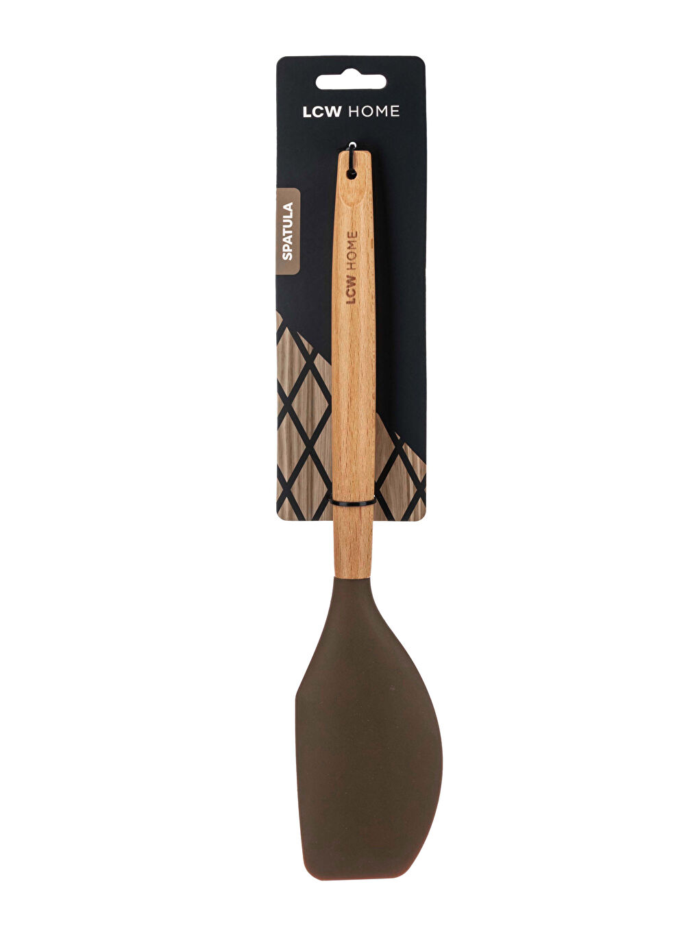 Kahverengi Silikon Uçlu Ahşap Spatula-3