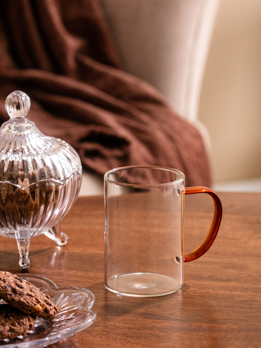 Flat Glass Mug 300 Ml-1