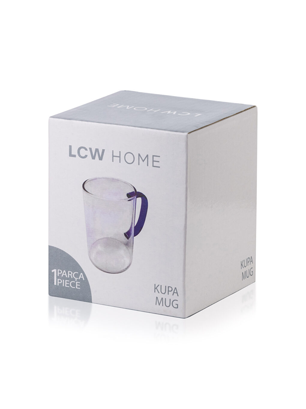 Lacivert Düz Cam Kupa 300 ml-3