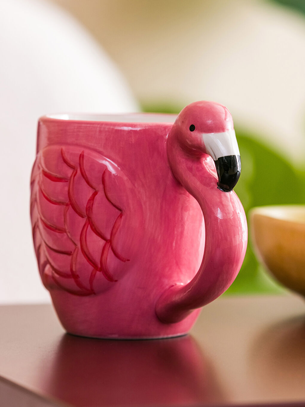 Tasse en Céramique à Motif Flamant-2