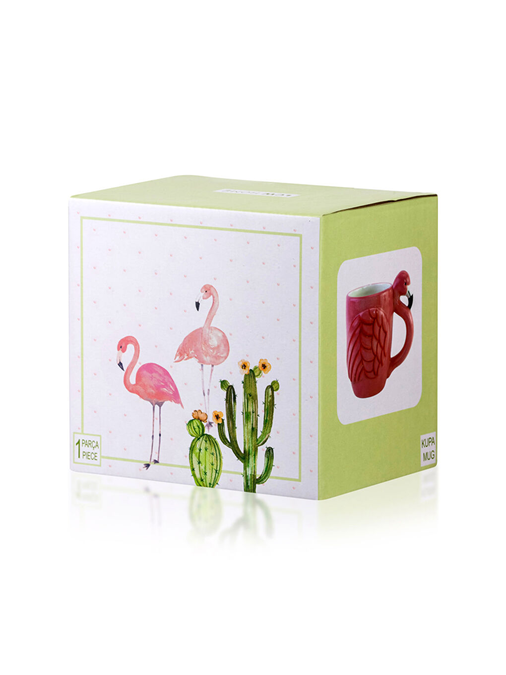 Tasse en Céramique à Motif Flamant-3