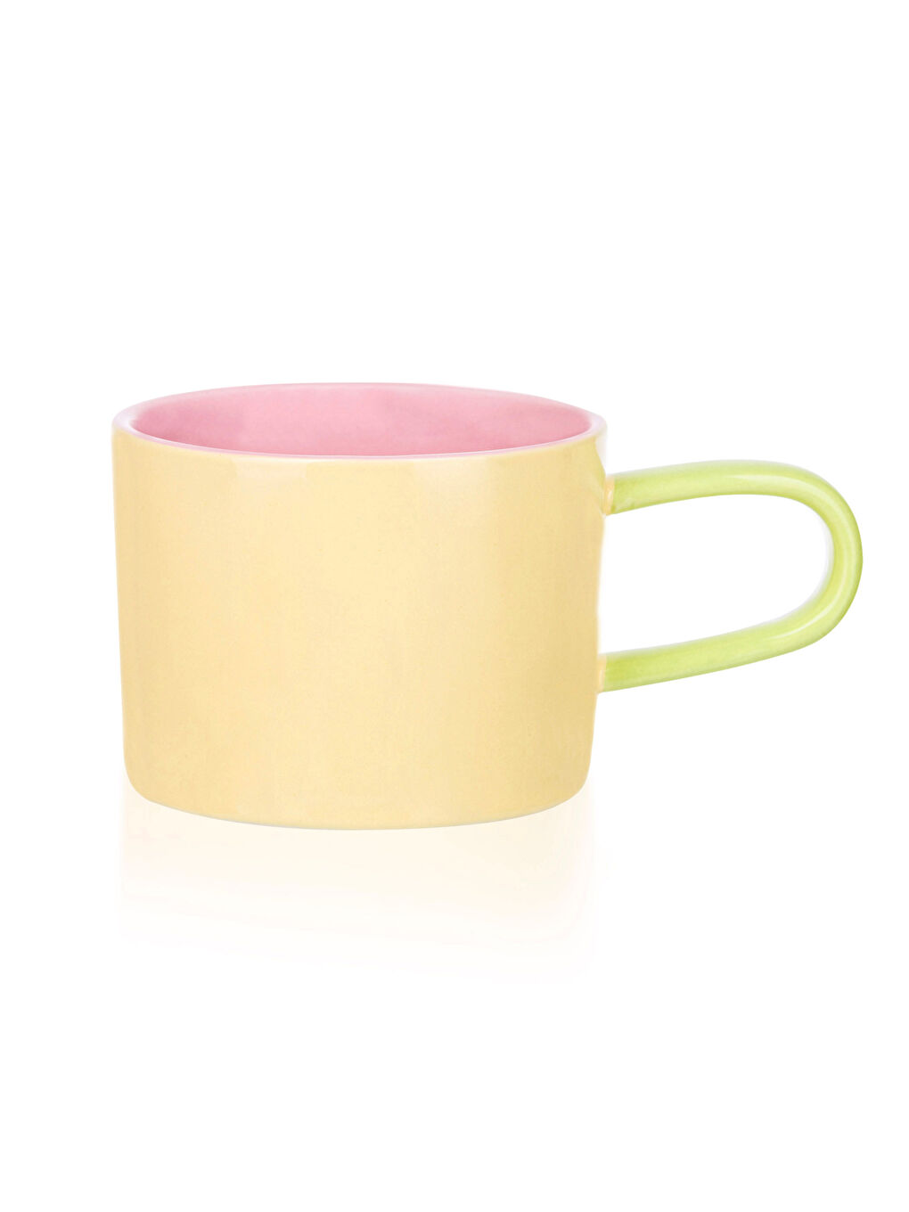 Karışık Renk Bloklu Seramik Kupa 300 ml-3