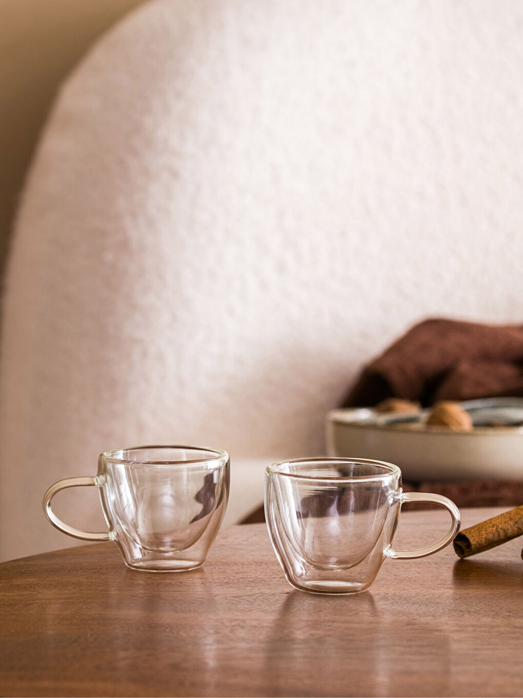 LCW HOME Double Wall Glass Coffee Cup 2 Pcs 70 Ml -S3AR68Z8-Q57