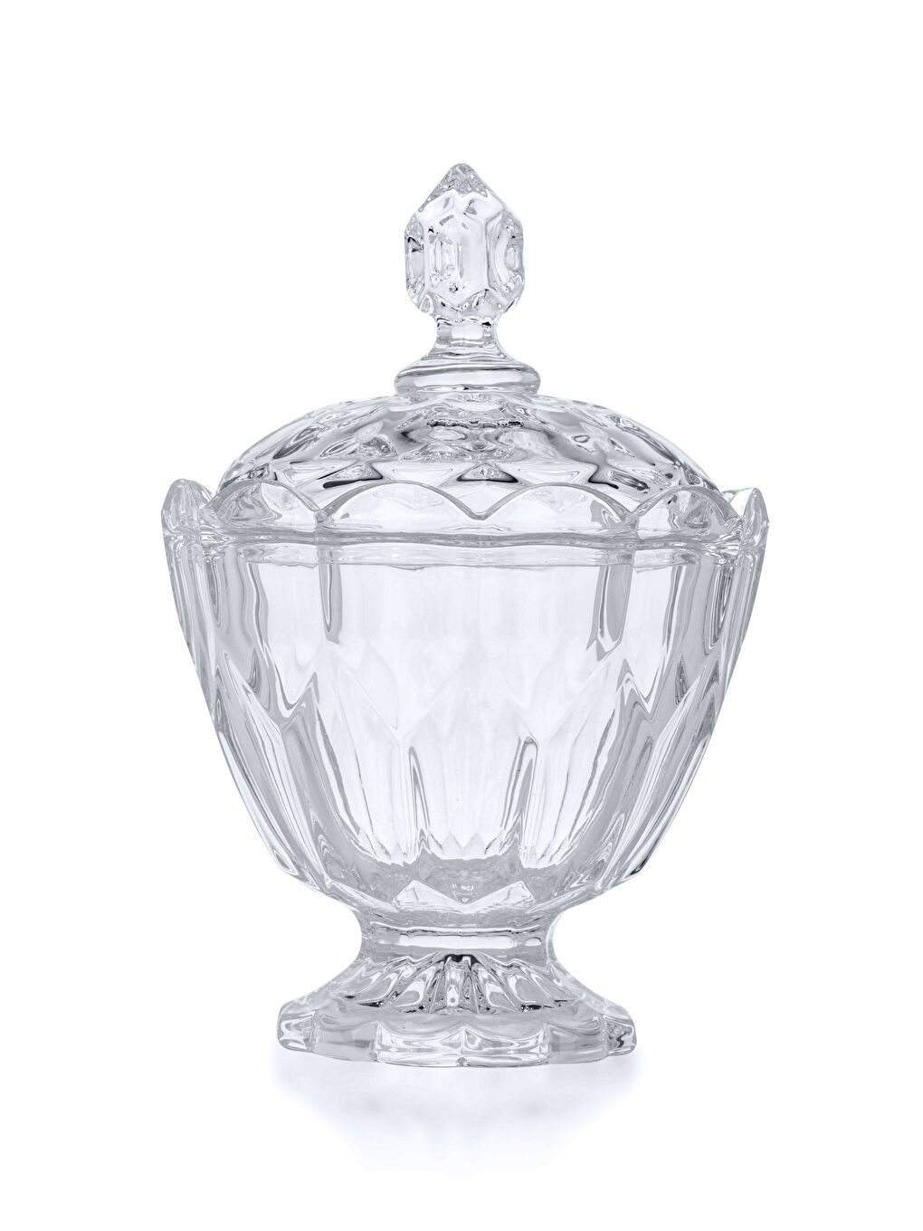 Renksiz Cam Şekerlik 11x18 cm-5