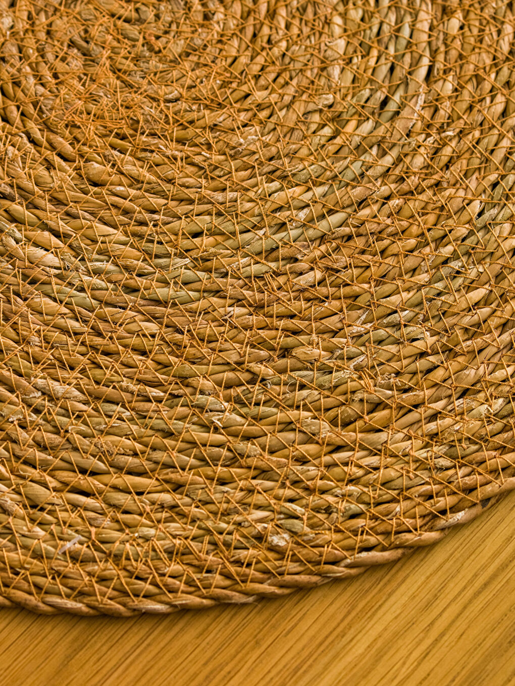 Round Straw Placemat 35x35 Cm -S3AU64Z8-SCK