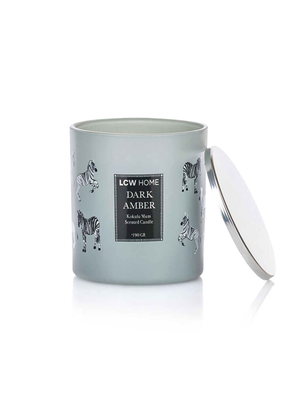 Karışık Kapaklı Kokulu Dekoratif Bardak Mum 190 g-4