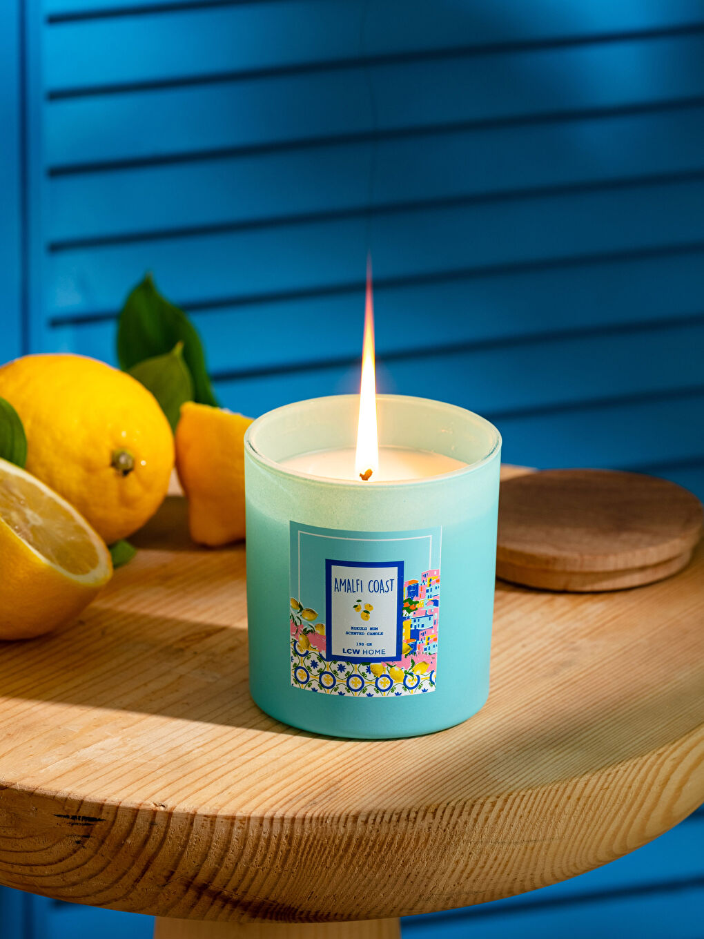 Karışık Akdeniz Kokulu Dekoratif Bardak Mum 190 g