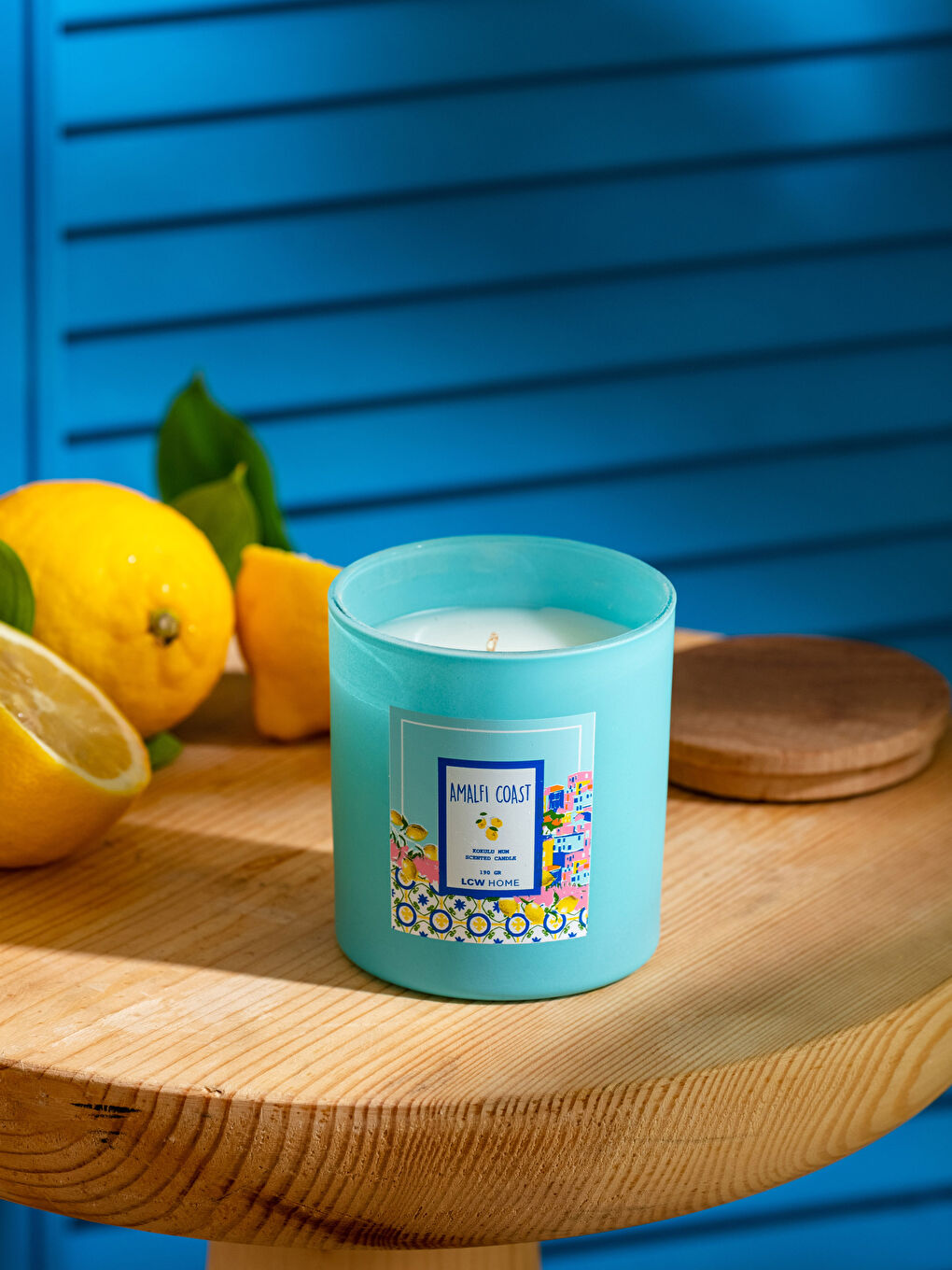 Karışık Akdeniz Kokulu Dekoratif Bardak Mum 190 g-1