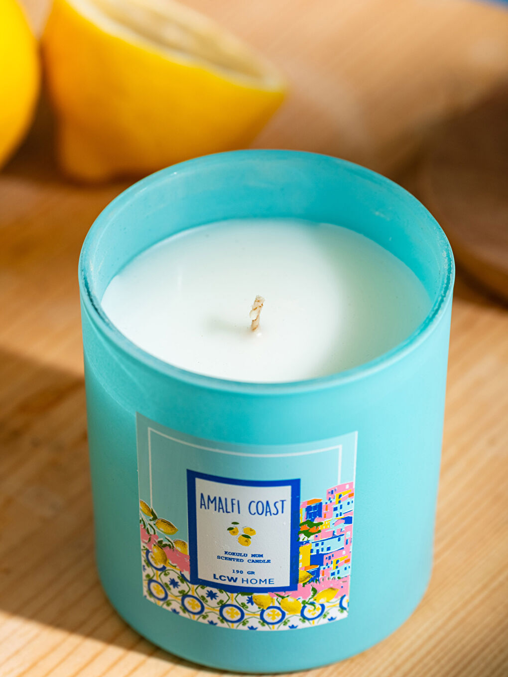 Karışık Akdeniz Kokulu Dekoratif Bardak Mum 190 g-3