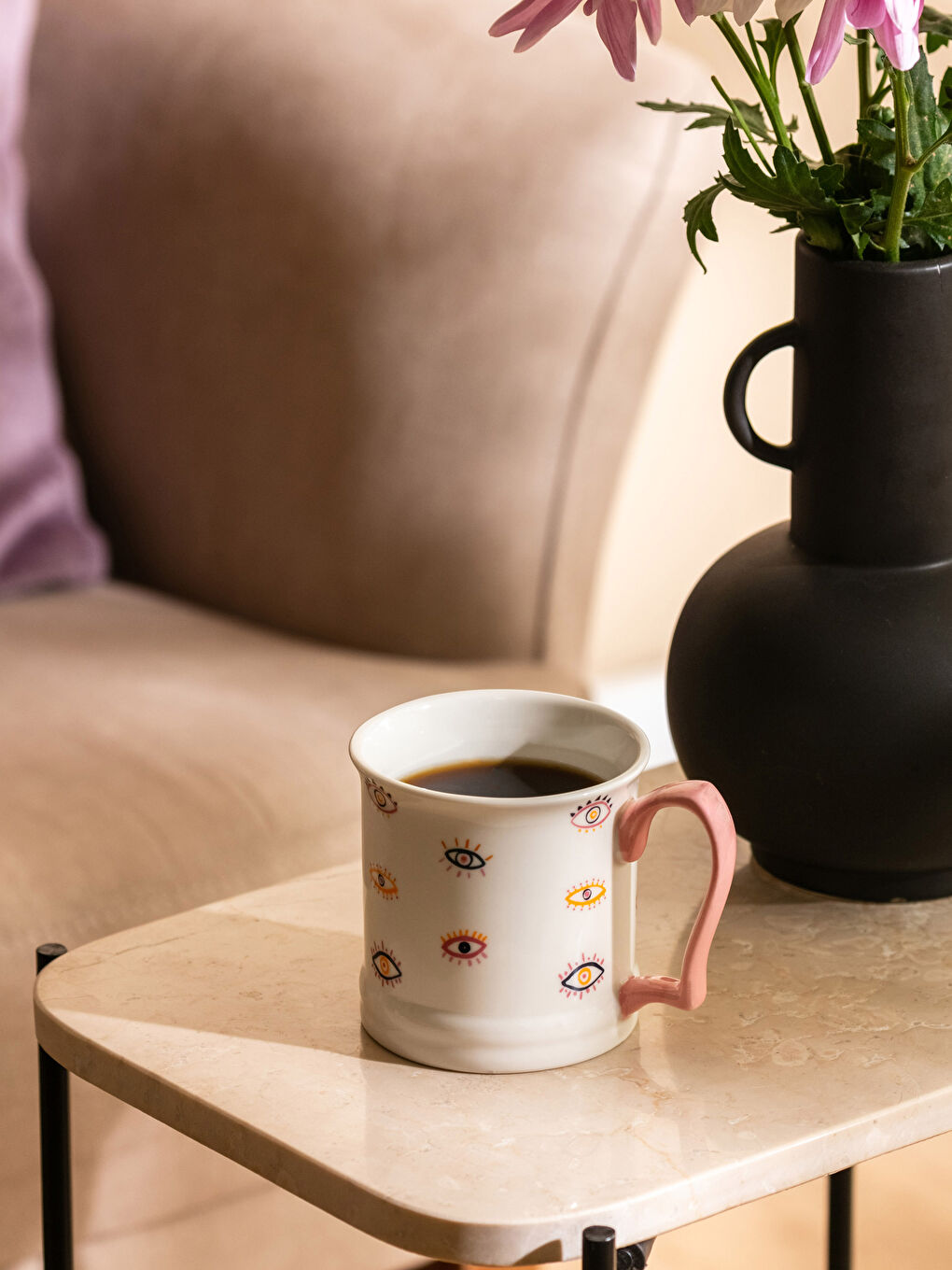 Karışık Baskılı Porselen Kupa 360 ml