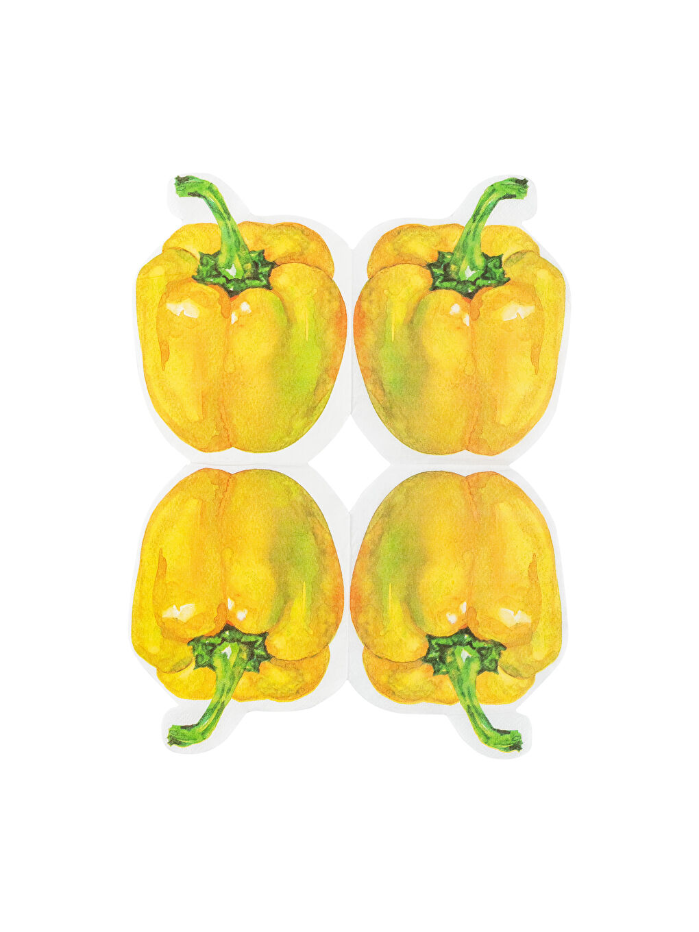 Șervețel de Hârtie Imprimat cu Ardei, 20 Buc.-3