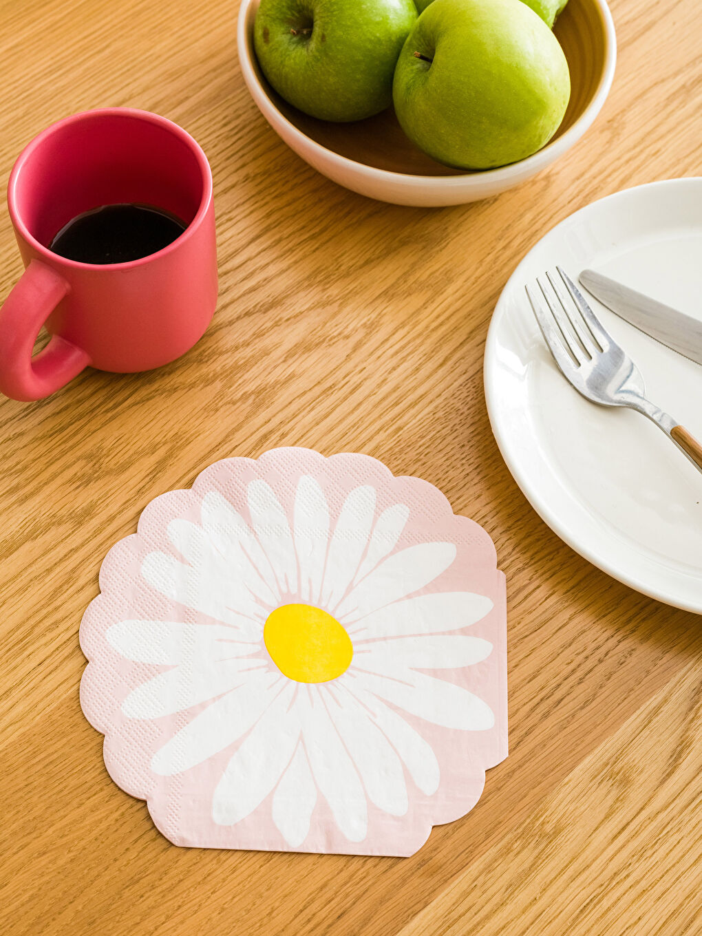 Karışık Çiçek Baskılı Kağıt Peçete 20'li