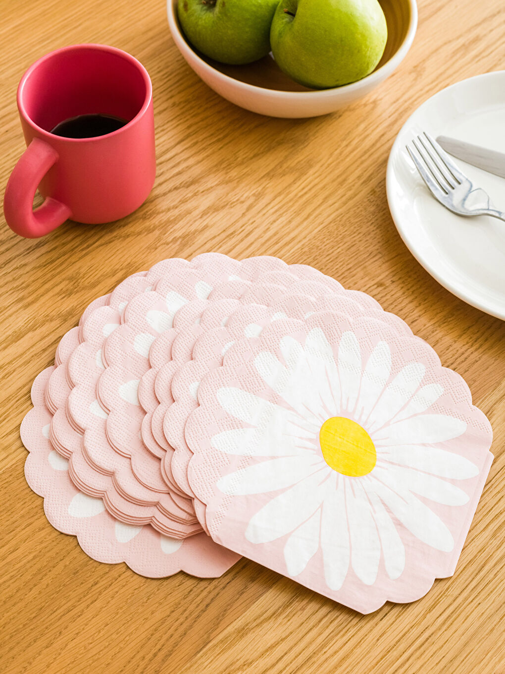 Karışık Çiçek Baskılı Kağıt Peçete 20'li-1