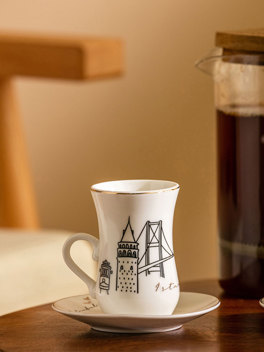 LCW HOME مجموعة أكواب القهوة -S3CG96Z8-LQJ