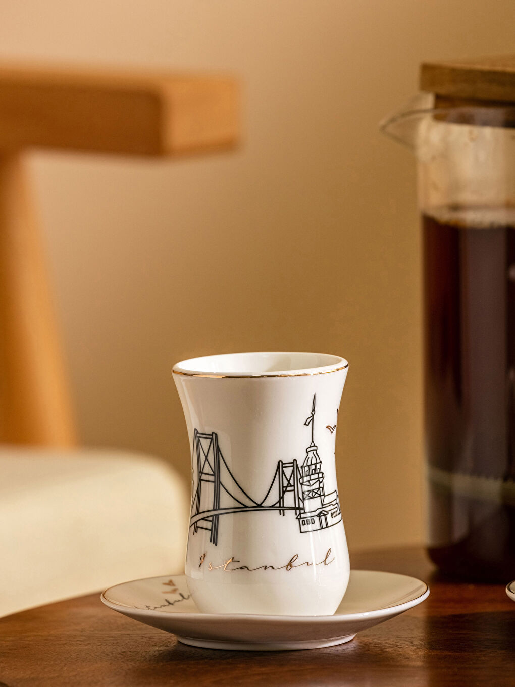 LCW HOME مجموعة أكواب القهوة -S3CG96Z8-LQJ