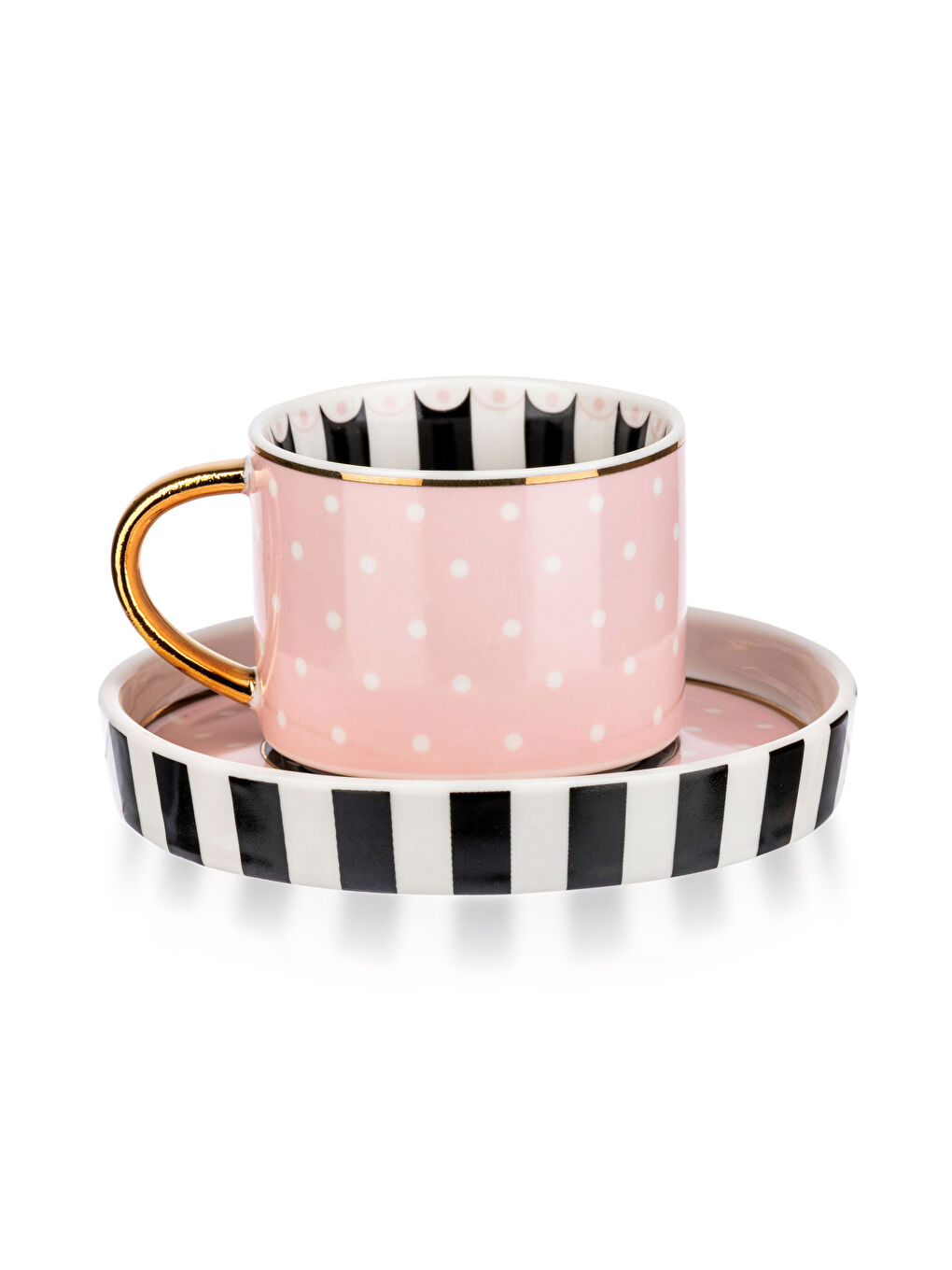 LCW HOME Printed Turkish Coffee Cup Set for 2 Persons -S3CG99Z8-F9C