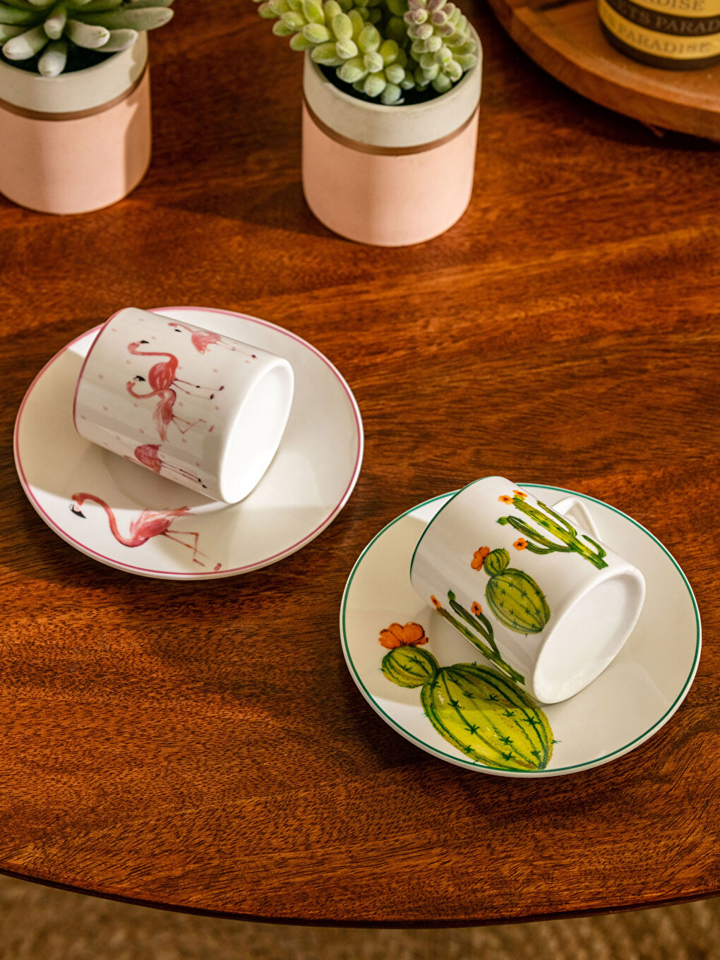 LCW HOME Patterned Porcelain Coffee Cup for 2 Persons -S3CH06Z8-F9C