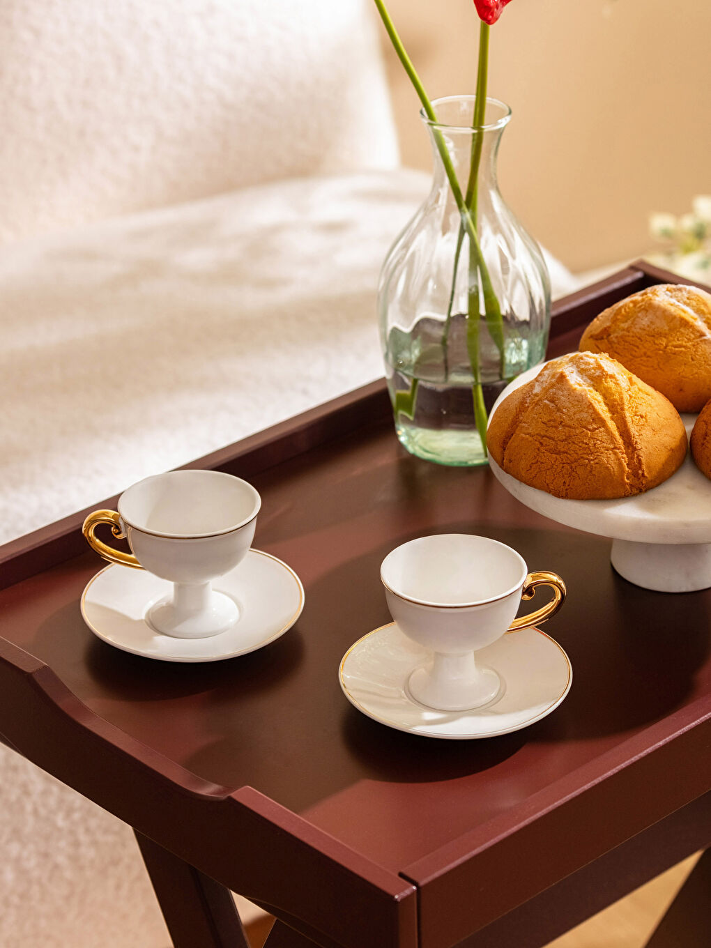 LCW HOME Flat Turkish Coffee Cup Set for 2 Persons -S3CH54Z8-LU7