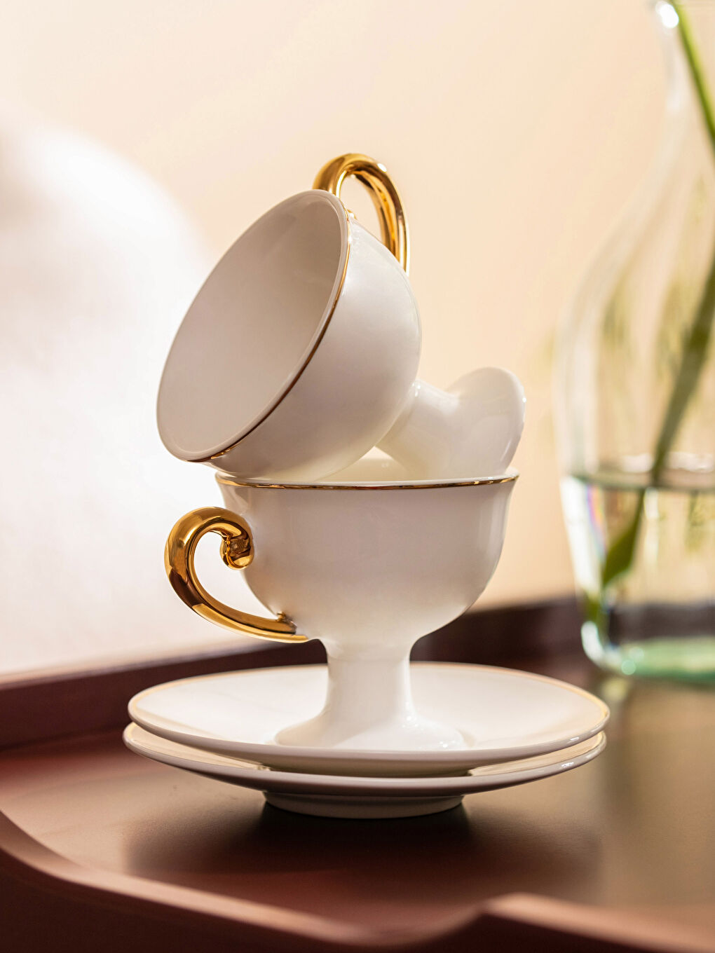 LCW HOME Flat Turkish Coffee Cup Set for 2 Persons -S3CH54Z8-LU7