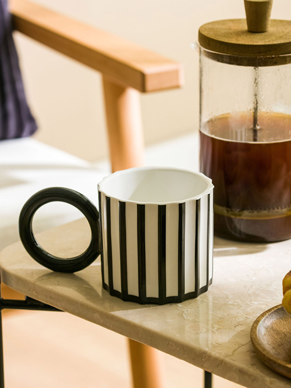 Striped Ceramic Mug 350 Ml -S3CO14Z8-LQJ