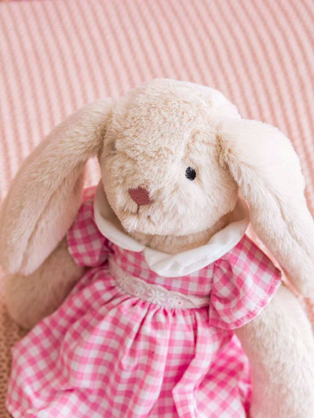 Pernă de Pluș Umplută Iepure pentru Bebelusi 38 Cm-2