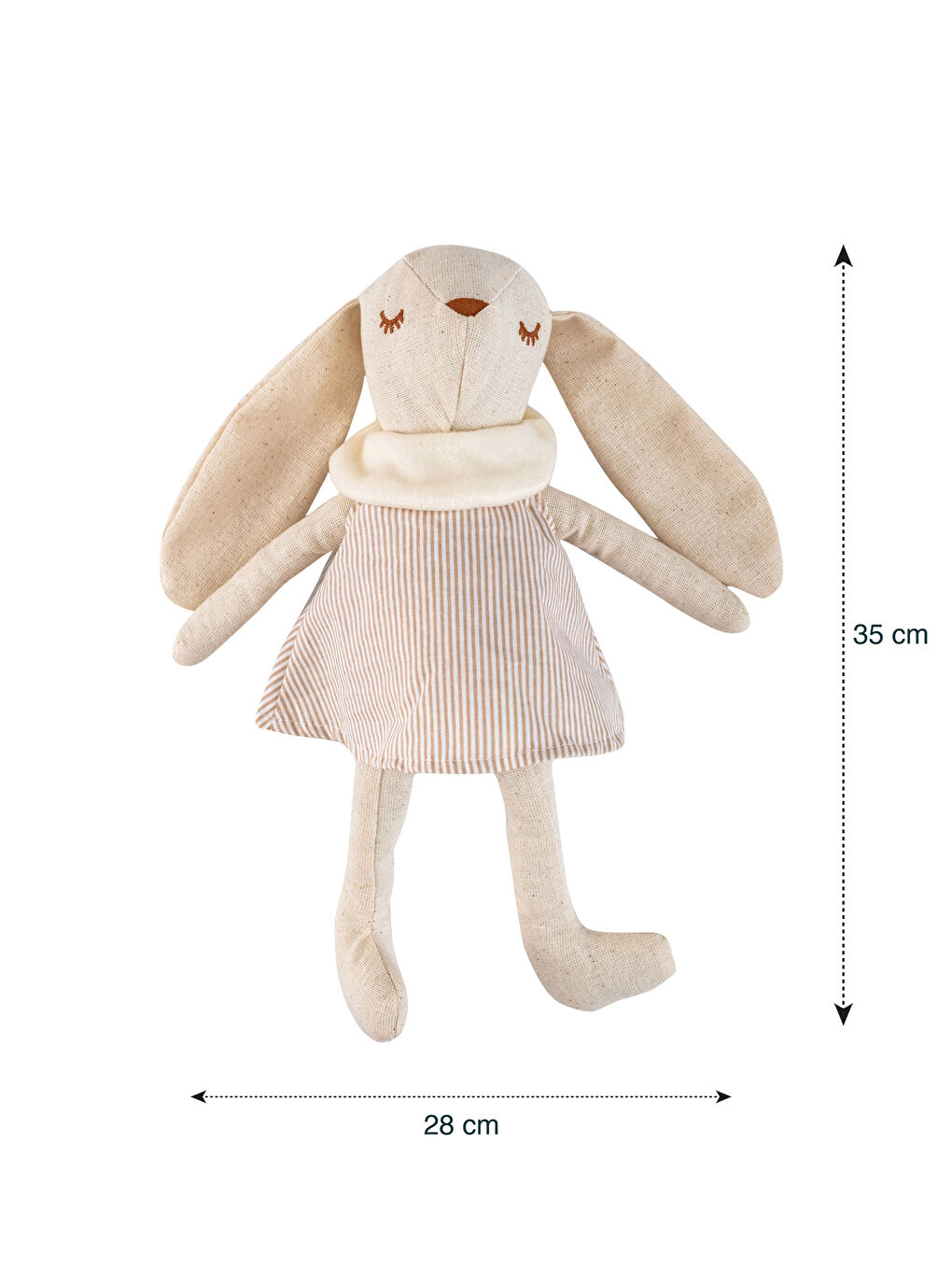 Pernă Decorativă Iepuraș din Pluș pentru Bebeluși 35 Cm-4