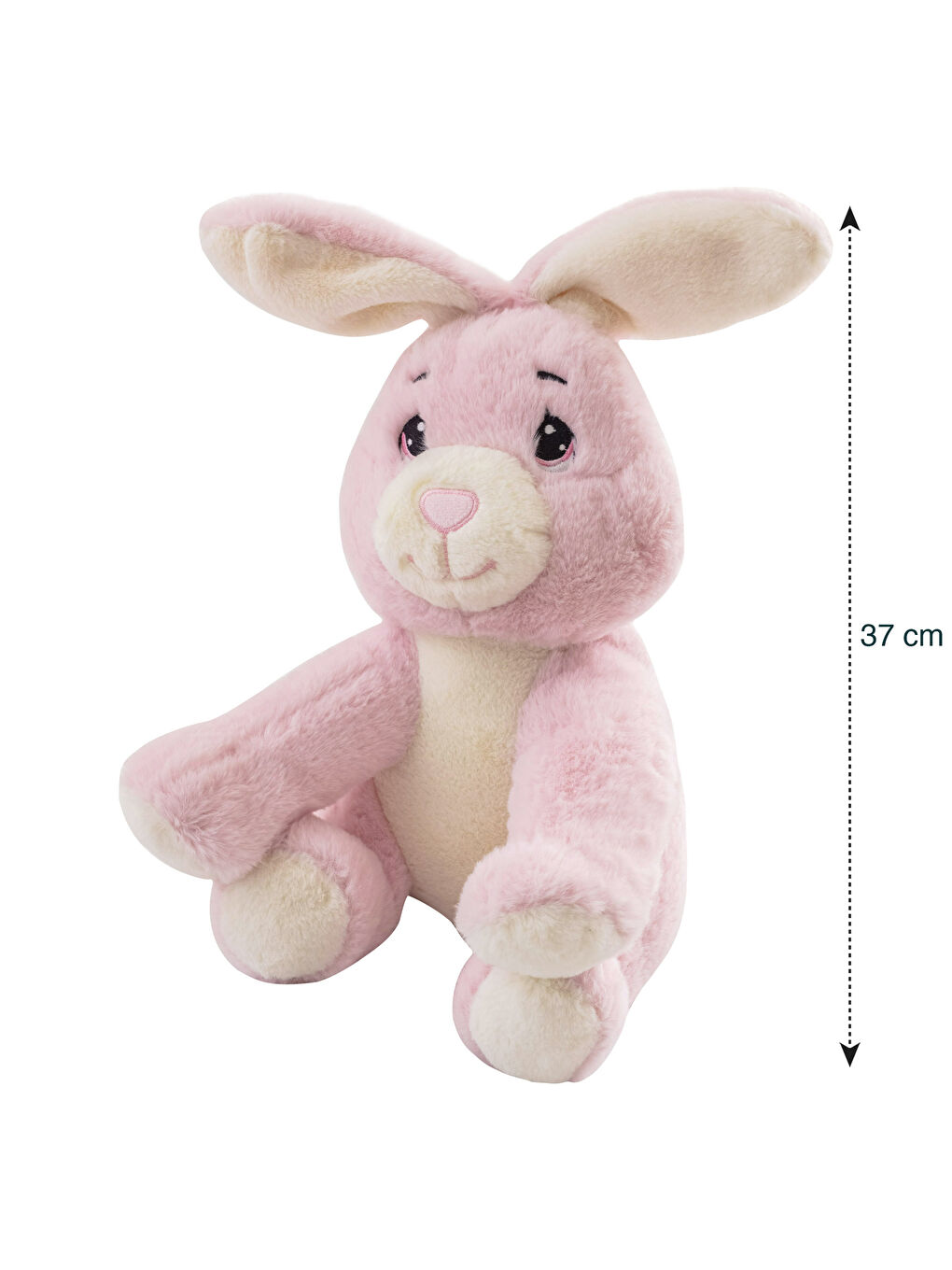 LCW HOME Pembe Pelüş Dolgulu Tavşan Bebek Kırlent 37 Cm - 3