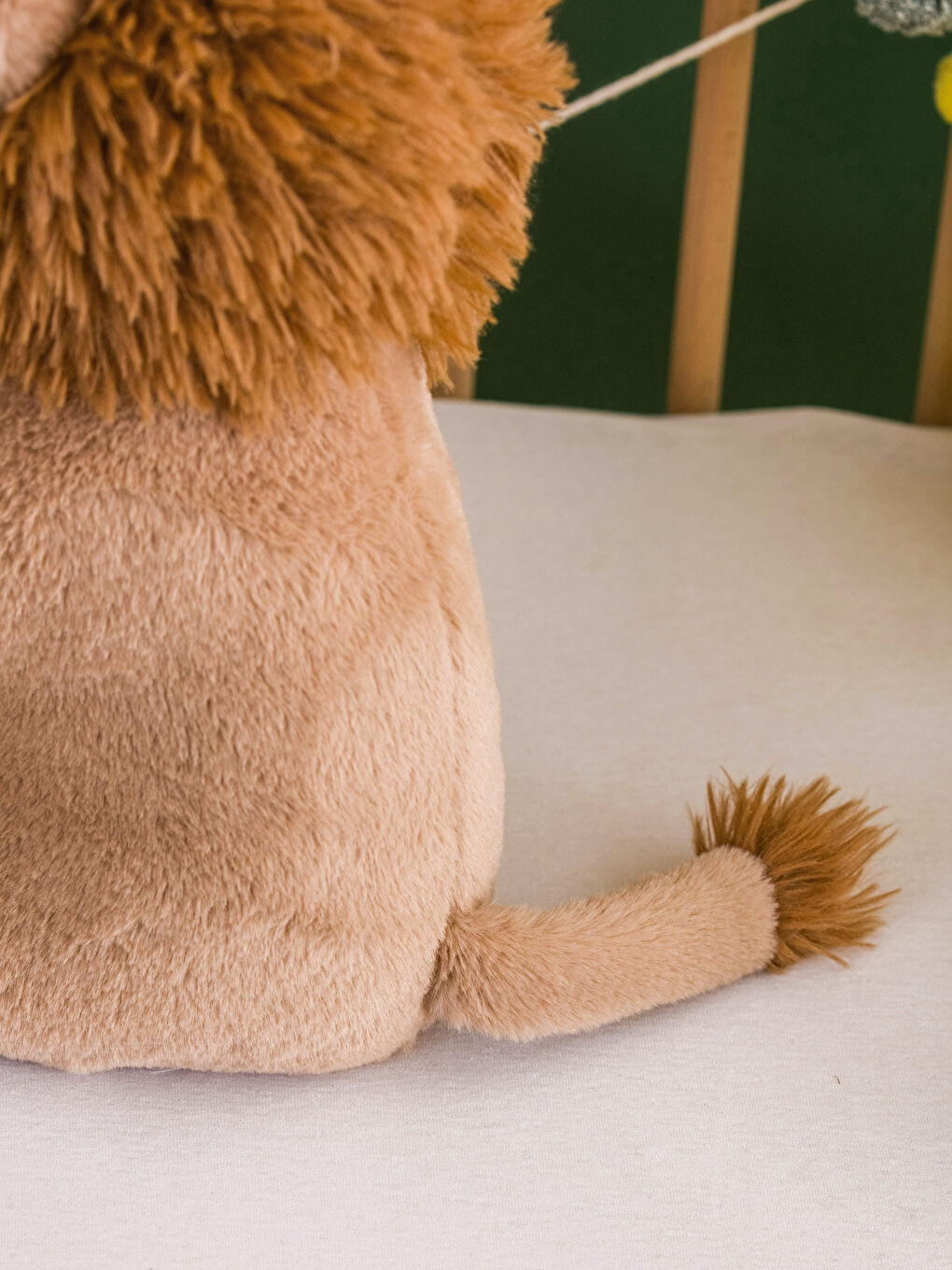 LCW HOME Kahverengi Aslan Figürlü Dolgulu Pelüş Bebek Kırlent 38 Cm - 3