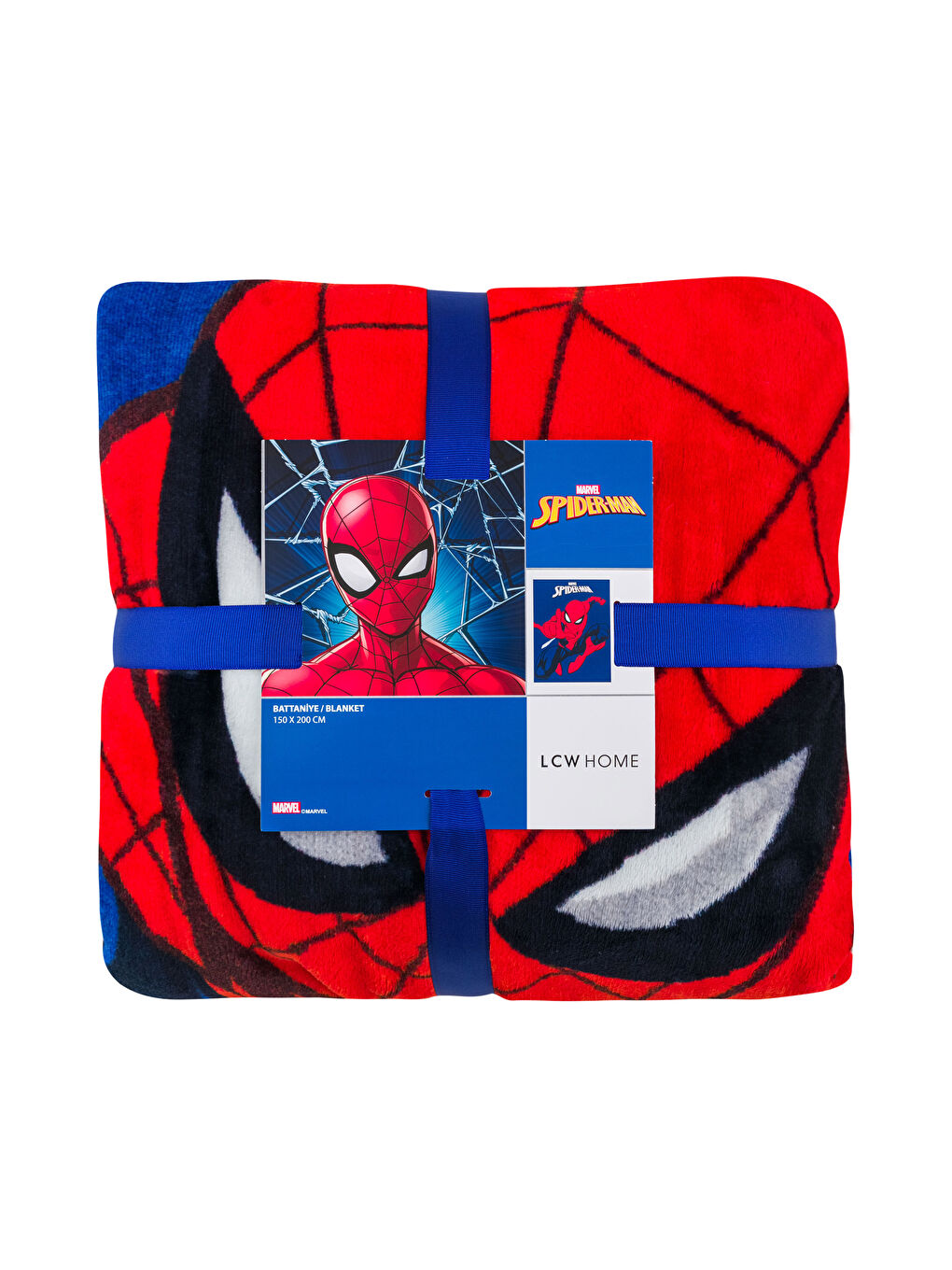 LCW HOME Spiderman Printed Wellsoft Kids Blanket 150x200 Cm -S3DE47Z4-LSJ