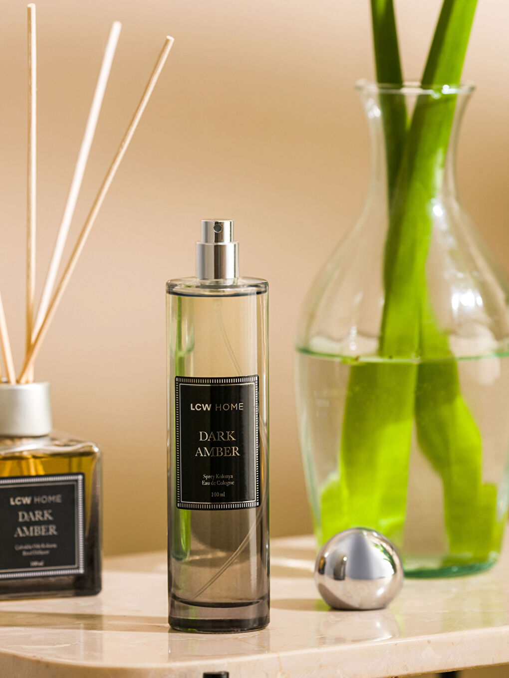 Cologne Vaporisateur Parfumée Ambre Noir 100 Ml-1