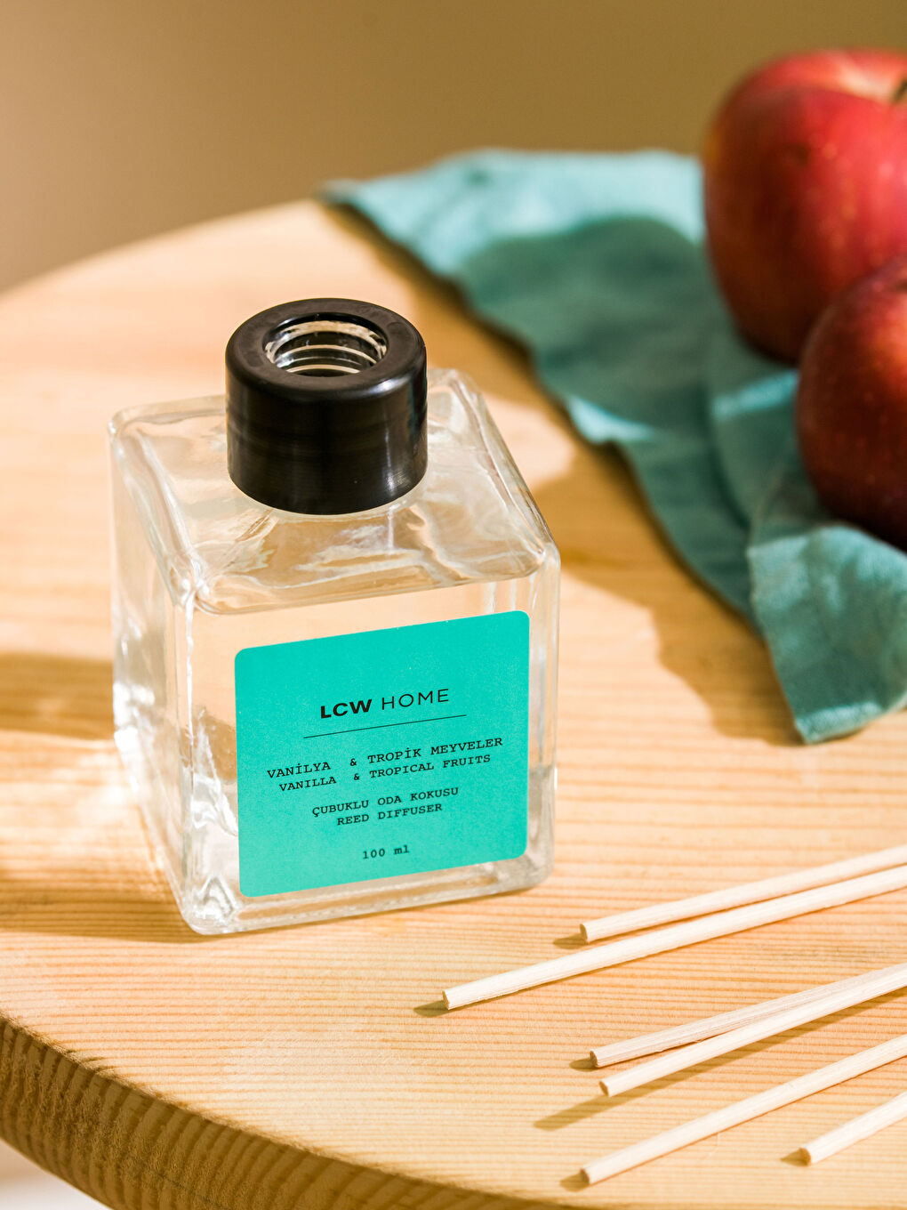 Yeşil Siyah Vanilya Çubuklu Oda Kokusu 100 ml-2