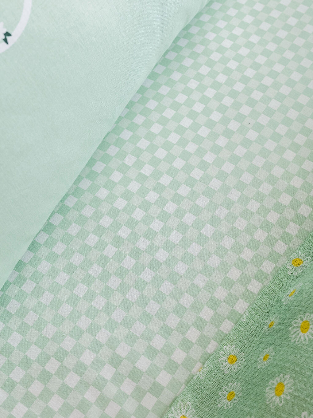 Štampani pamučni dupli pikirani prekrivač set-5