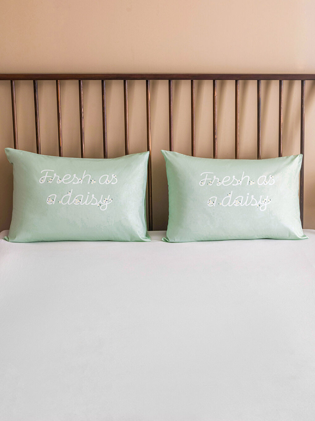 Fețe de Pernă Imprimate din Bumbac, Set 2 Bucăți, 50x70 cm-1