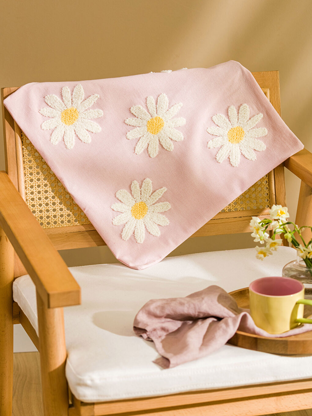 غطاء وسادة مطرزة مقاس 45x45 سم -S3DO27Z8-F9C