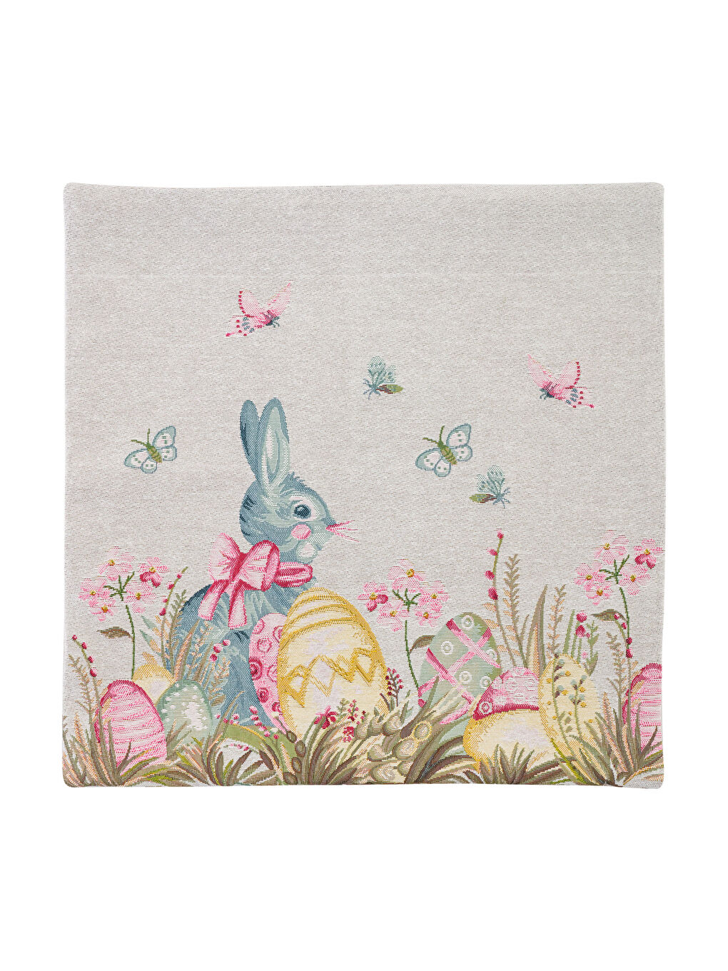 Karışık Desenli Kırlent Kılıfı 45x45 cm-4