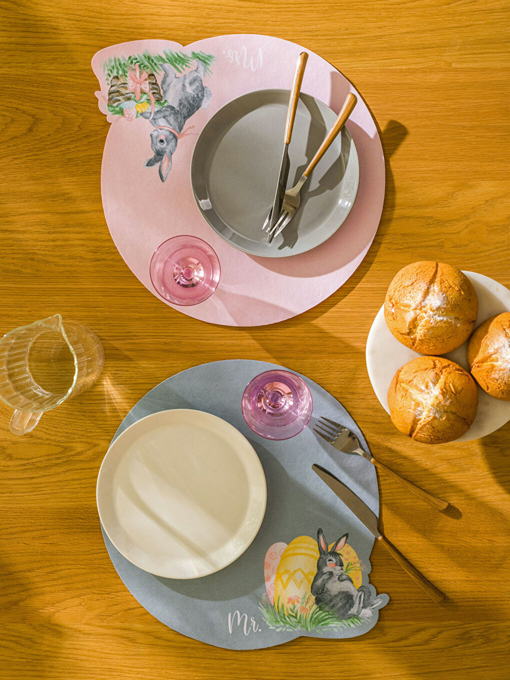 Karışık Baskılı Amerikan Servis 2'li 33x33 cm