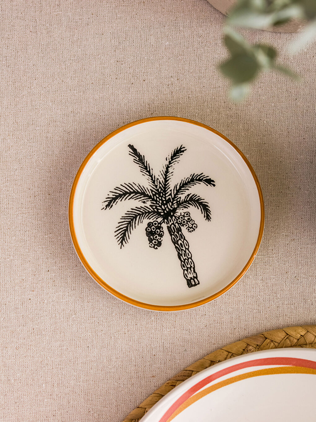 Printed Ceramic Plate 13 Cm-1