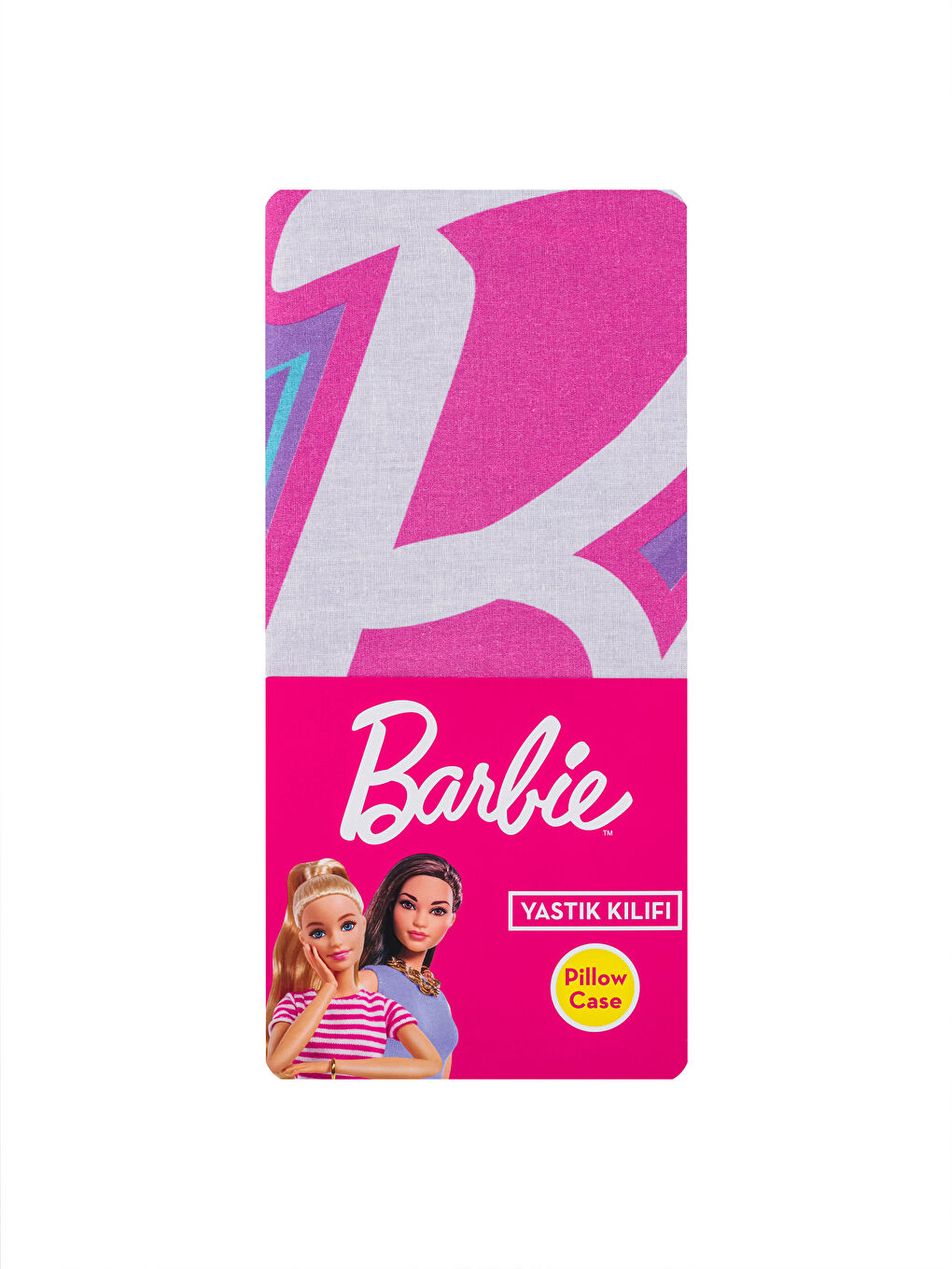 Karışık Barbie Baskılı Çocuk Yastık Kılıfı 2'li 50x70 cm-3