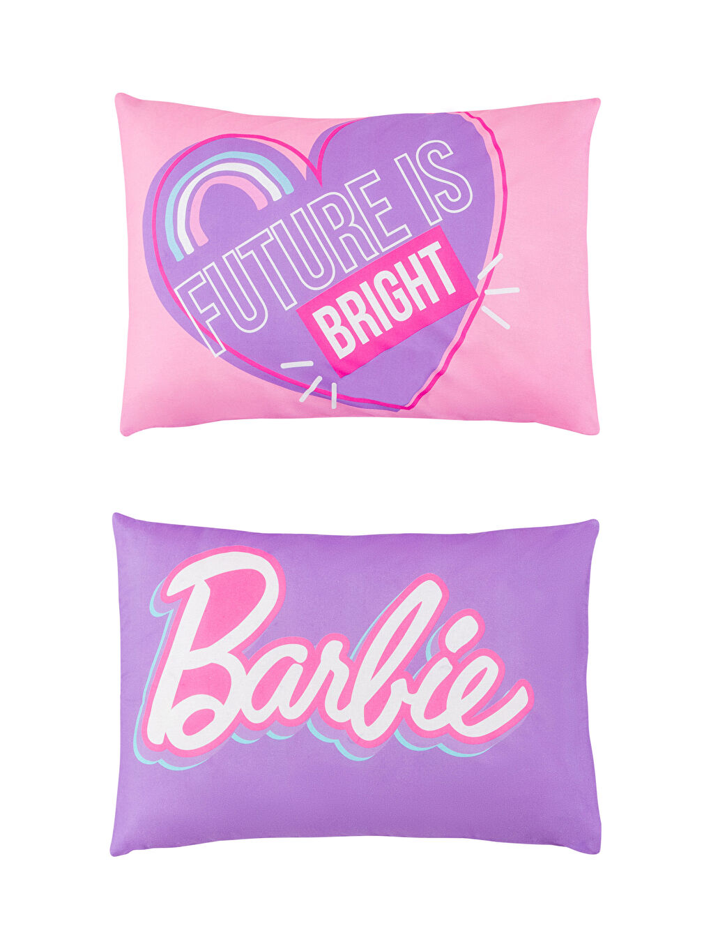 Karışık Barbie Baskılı Çocuk Yastık Kılıfı 2'li 50x70 cm-4