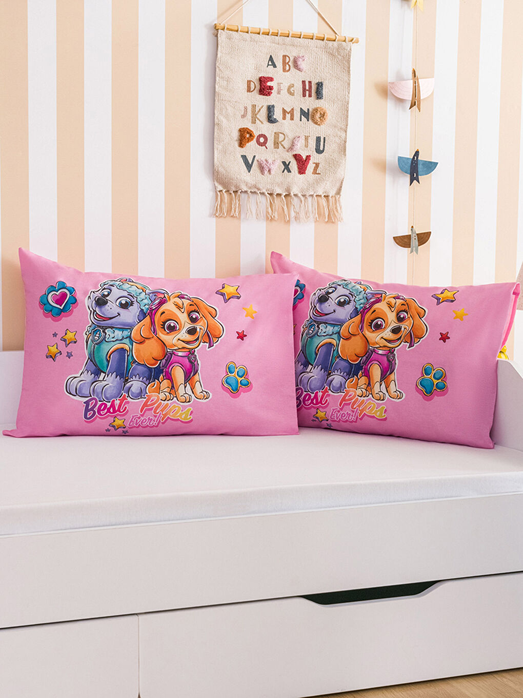 Paw Patrol Printed Children's Pillow Cover 2 Pcs 50x70 Cm