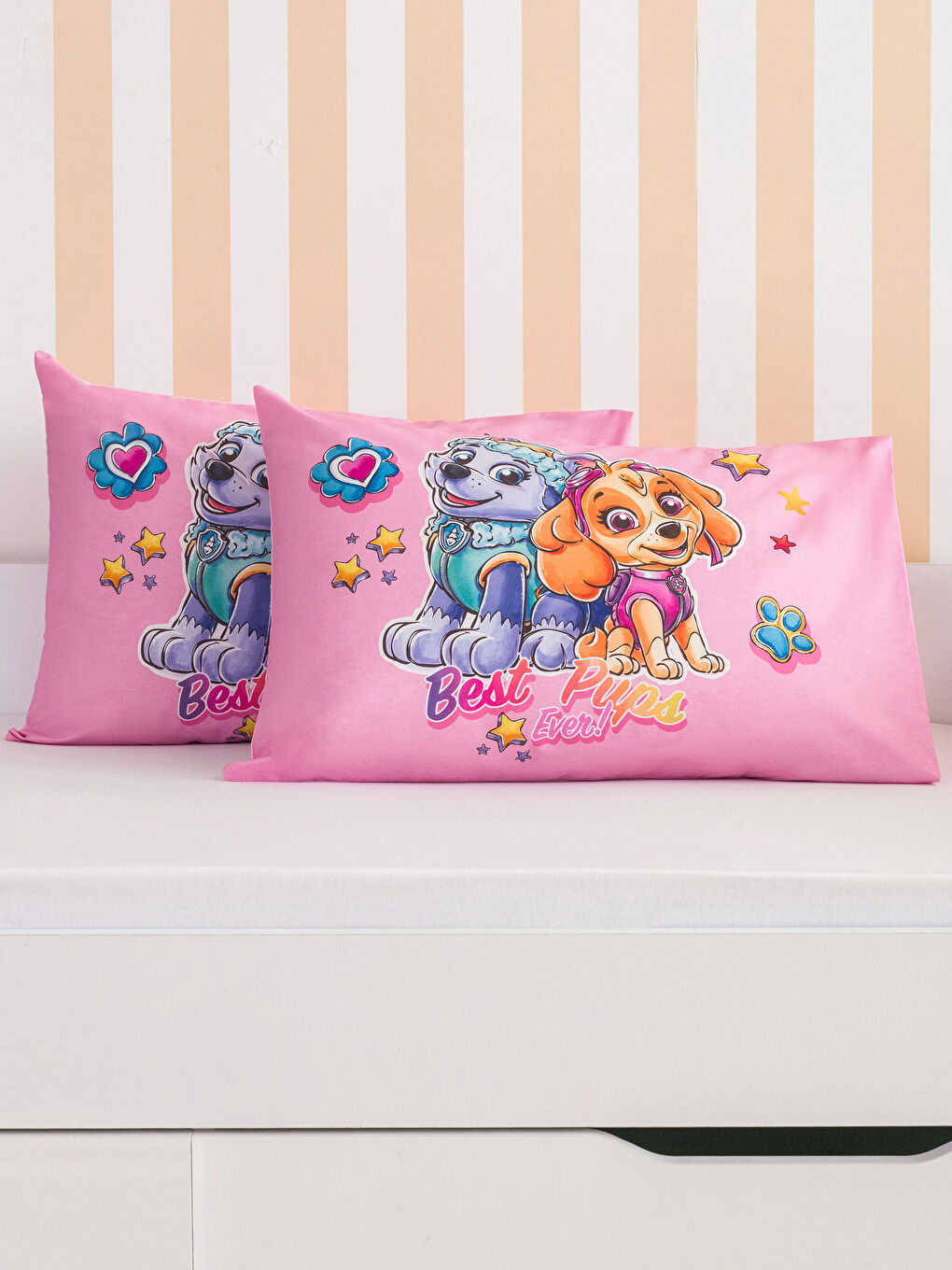 Paw Patrol Printed Children's Pillow Cover 2 Pcs 50x70 Cm-1