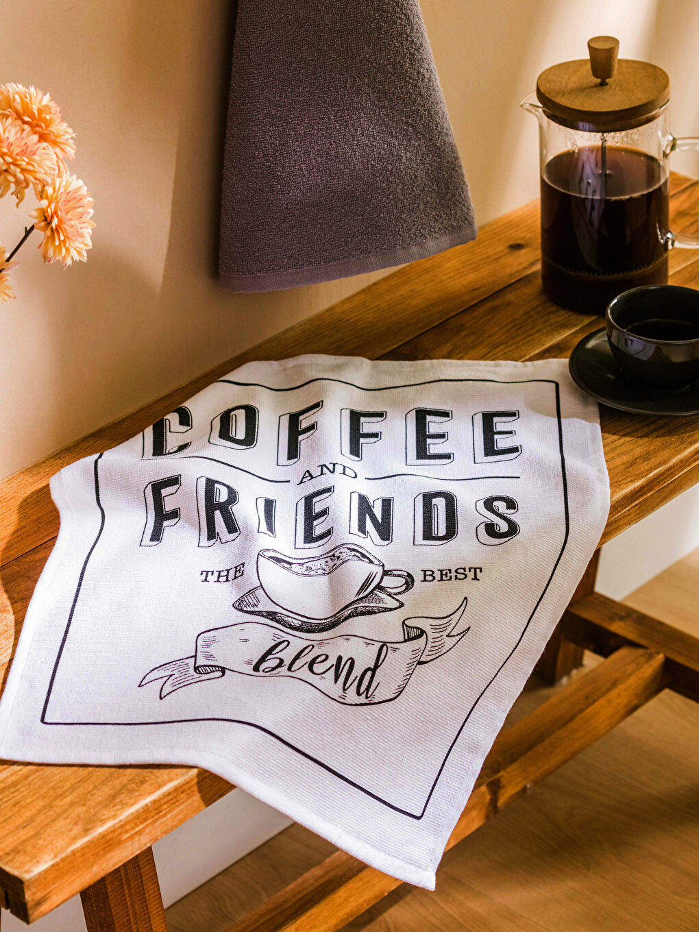 Karışık Baskılı Kurulama Bezi 2'li 40x50 cm-1